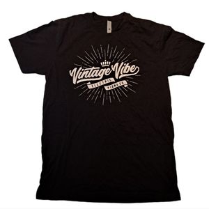 Womens black Next Level label t shirt